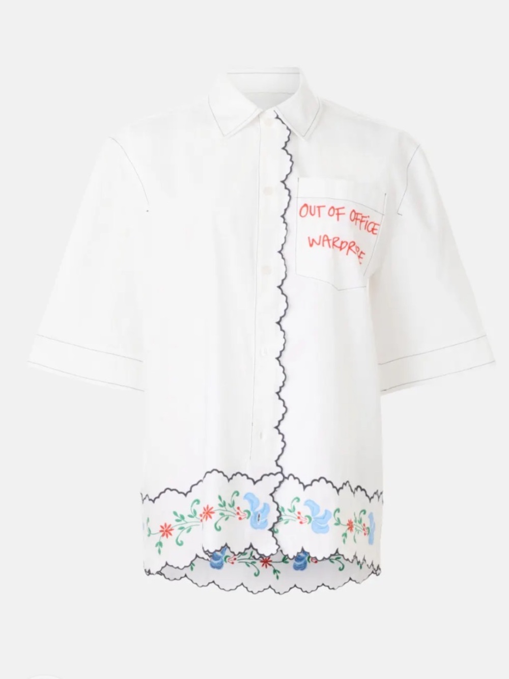Stella Nova Coloured Embroidered Oversized Shirt, Size: M - Picture 5 of 14